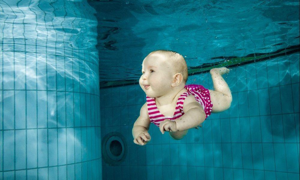 Turtle Tots Baby Swimming Lessons in Bynea